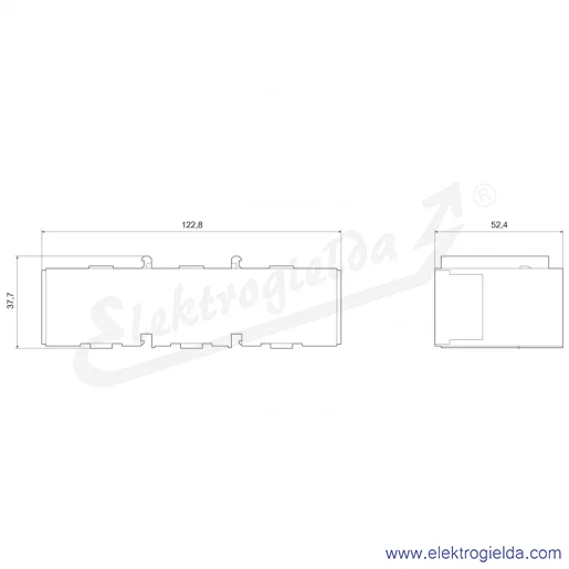 Rysunek wymiarowy Rysunek wymiarowy