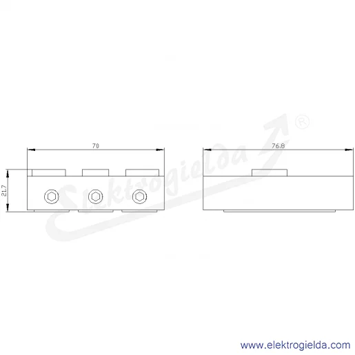 Rysunek wymiarowy Rysunek wymiarowy