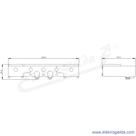 Rysunek wymiarowy Rysunek wymiarowy