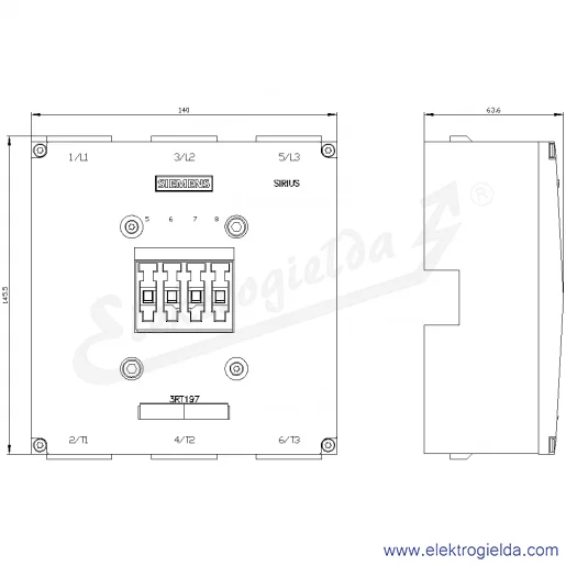 Rysunek wymiarowy Rysunek wymiarowy