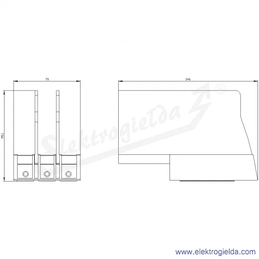 Rysunek wymiarowy Rysunek wymiarowy