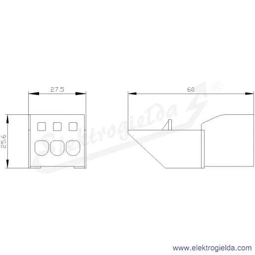 Rysunek wymiarowy Rysunek wymiarowy