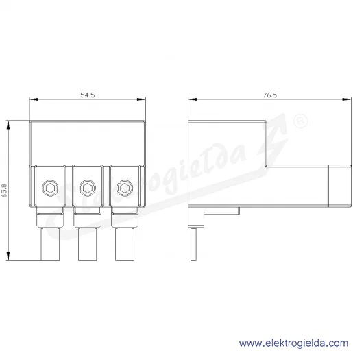 Rysunek wymiarowy Rysunek wymiarowy