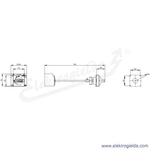 Rysunek wymiarowy Rysunek wymiarowy