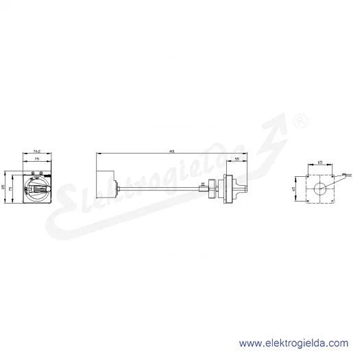 Rysunek wymiarowy Rysunek wymiarowy