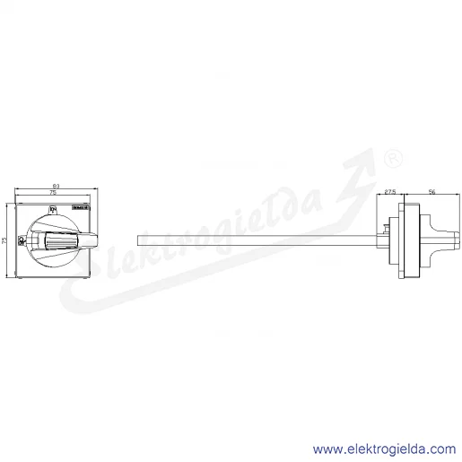 Rysunek wymiarowy Rysunek wymiarowy