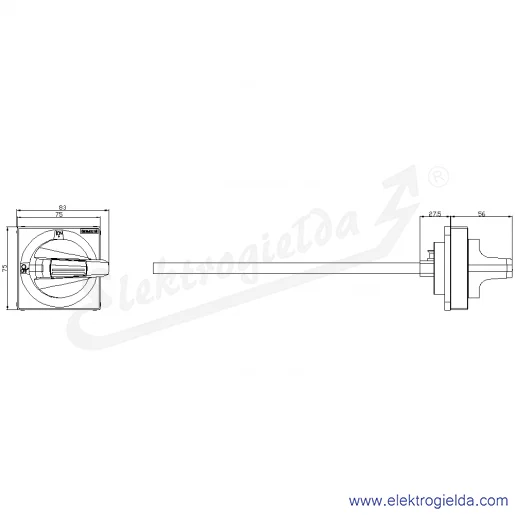 Rysunek wymiarowy Rysunek wymiarowy