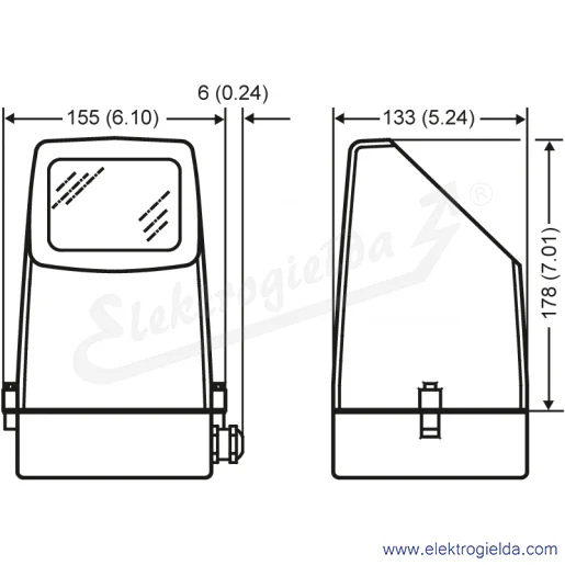 Rysunek wymiarowy Rysunek wymiarowy