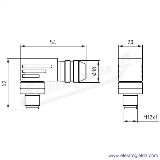 Rysunek wymiarowy Rysunek wymiarowy