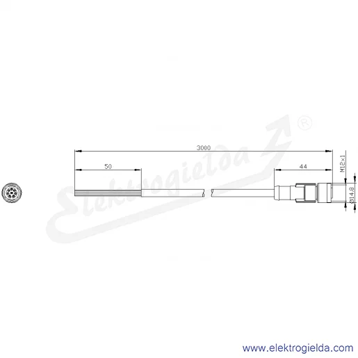 Rysunek wymiarowy Rysunek wymiarowy