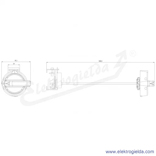 Rysunek wymiarowy Rysunek wymiarowy