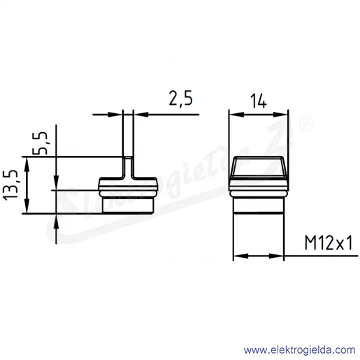 Rysunek wymiarowy Rysunek wymiarowy