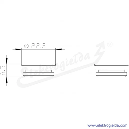 Rysunek wymiarowy Rysunek wymiarowy