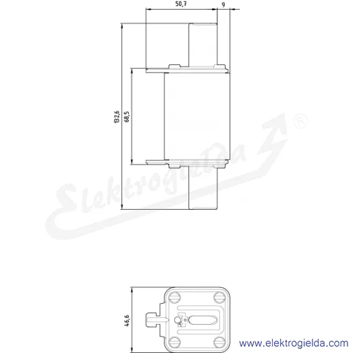 Rysunek wymiarowy Rysunek wymiarowy