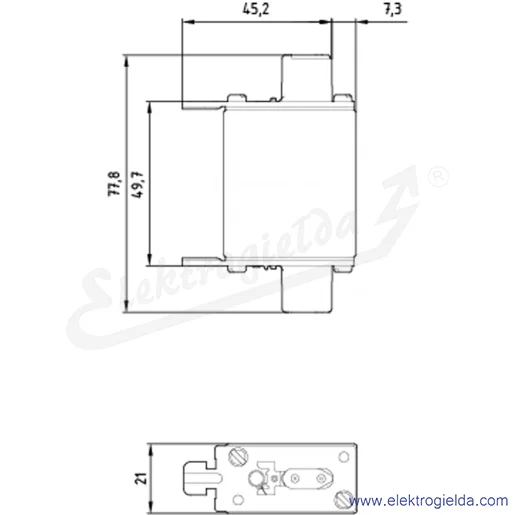 Rysunek wymiarowy Rysunek wymiarowy