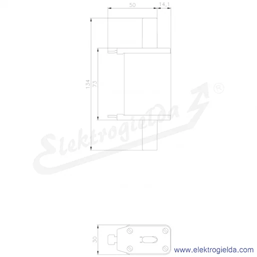 Rysunek wymiarowy Rysunek wymiarowy