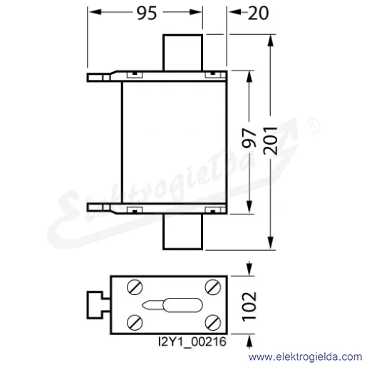 Rysunek wymiarowy Rysunek wymiarowy
