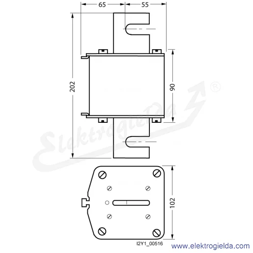 Rysunek wymiarowy Rysunek wymiarowy