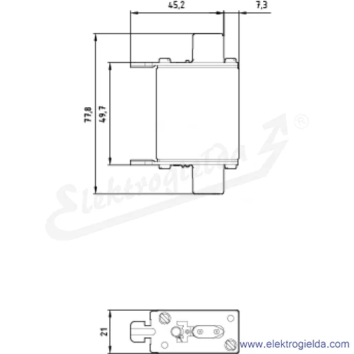 Rysunek wymiarowy Rysunek wymiarowy