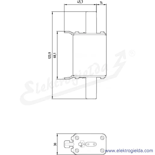 Rysunek wymiarowy Rysunek wymiarowy