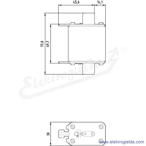 Rysunek wymiarowy Rysunek wymiarowy