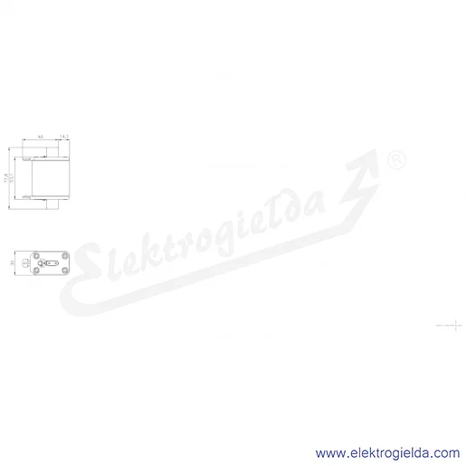 Rysunek wymiarowy Rysunek wymiarowy