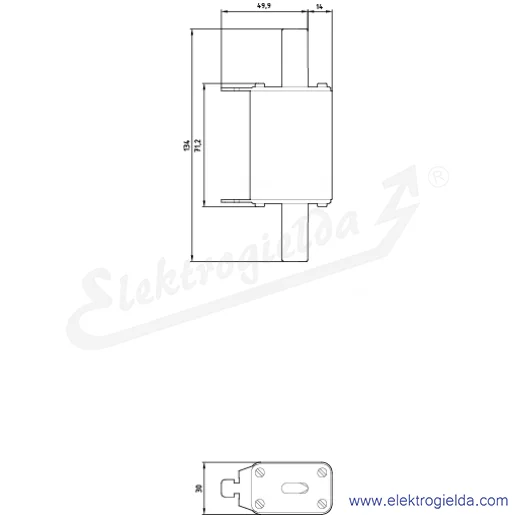 Rysunek wymiarowy Rysunek wymiarowy