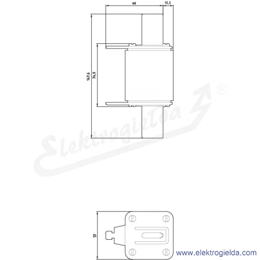 Rysunek wymiarowy Rysunek wymiarowy