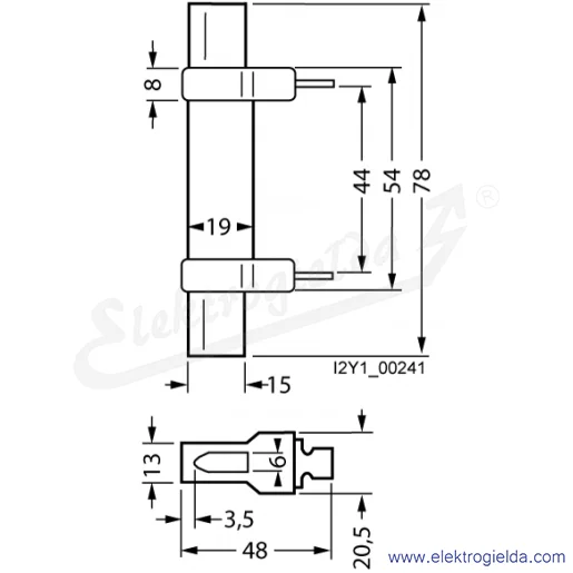 Rysunek wymiarowy Rysunek wymiarowy