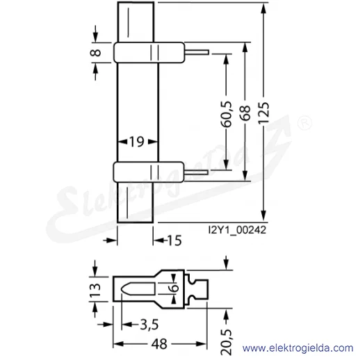 Rysunek wymiarowy Rysunek wymiarowy