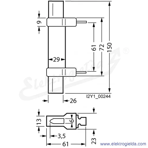 Rysunek wymiarowy Rysunek wymiarowy