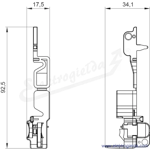 Rysunek wymiarowy Rysunek wymiarowy
