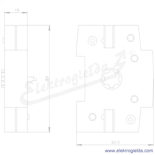 Rysunek wymiarowy Rysunek wymiarowy