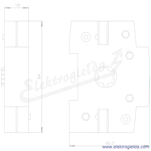 Rysunek wymiarowy Rysunek wymiarowy