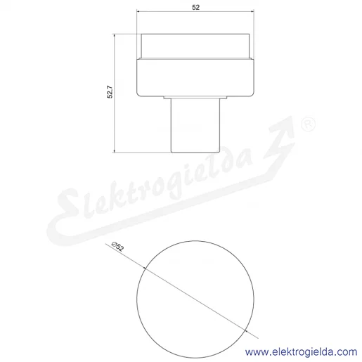 Rysunek wymiarowy Rysunek wymiarowy