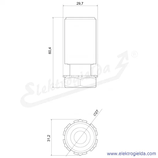 Rysunek wymiarowy Rysunek wymiarowy