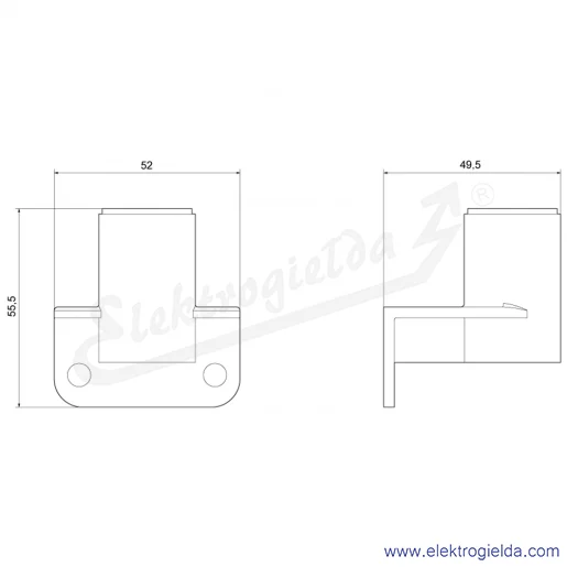 Rysunek wymiarowy Rysunek wymiarowy