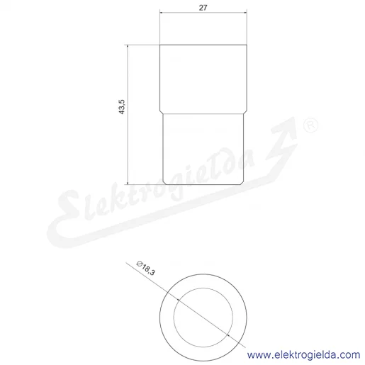 Rysunek wymiarowy Rysunek wymiarowy
