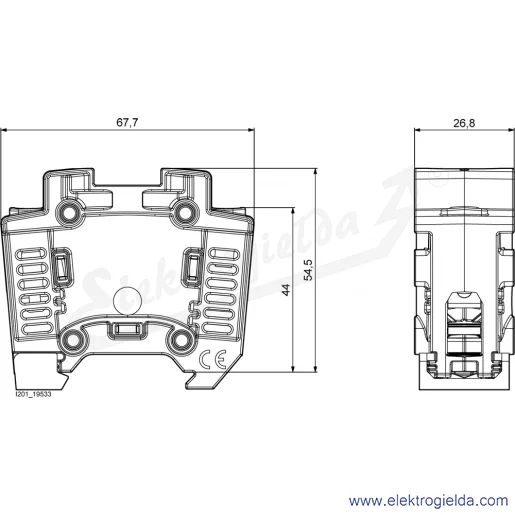 Rysunek wymiarowy Rysunek wymiarowy