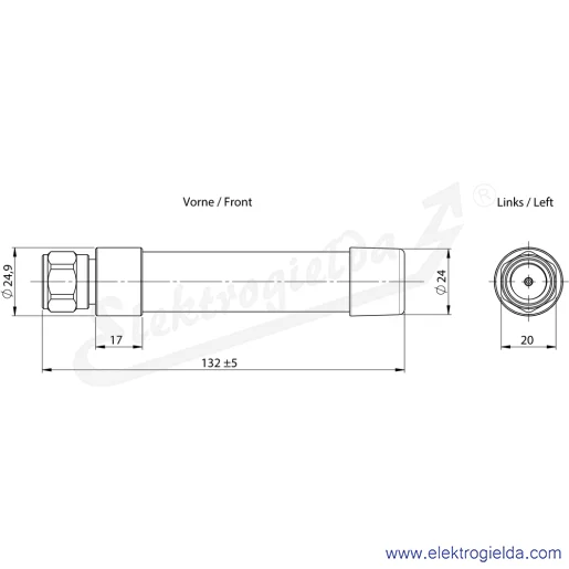 Rysunek wymiarowy Rysunek wymiarowy