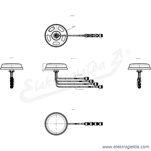 Rysunek wymiarowy Rysunek wymiarowy