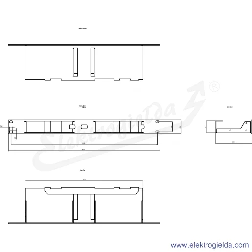 Rysunek wymiarowy Rysunek wymiarowy
