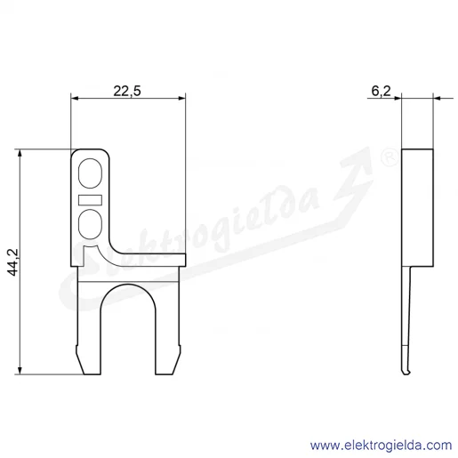Rysunek wymiarowy Rysunek wymiarowy