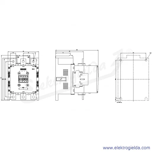 Rysunek wymiarowy Rysunek wymiarowy