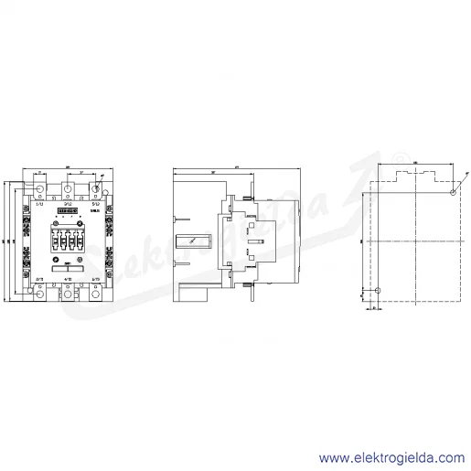 Rysunek wymiarowy Rysunek wymiarowy