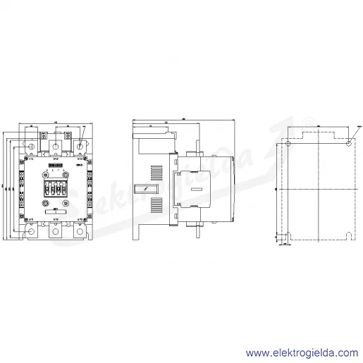 Rysunek wymiarowy Rysunek wymiarowy