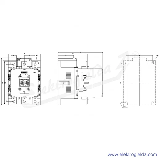 Rysunek wymiarowy Rysunek wymiarowy