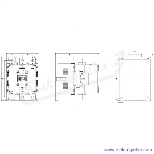 Rysunek wymiarowy Rysunek wymiarowy