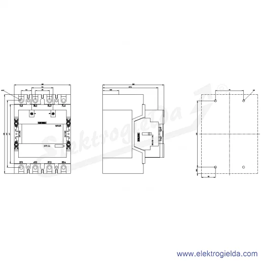 Rysunek wymiarowy Rysunek wymiarowy