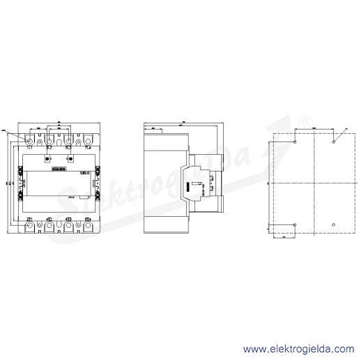 Rysunek wymiarowy Rysunek wymiarowy